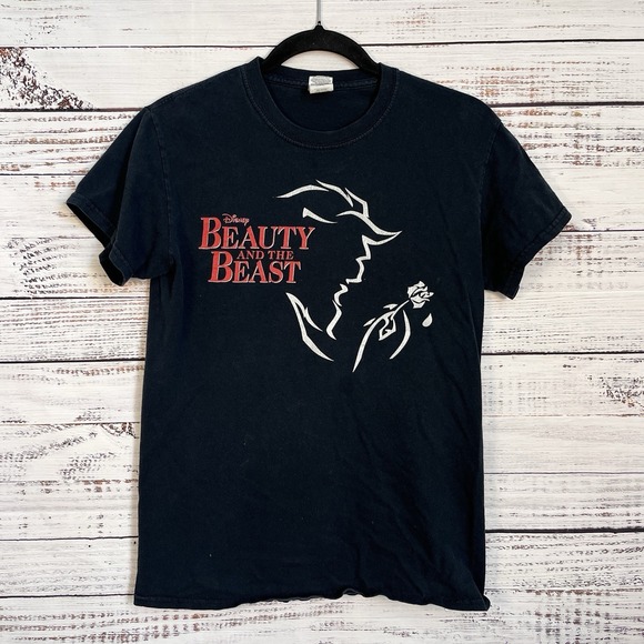 Broadway 38 Other - VTG Disney Beauty and the Beast Musical Graphic T-Shirt Size Small 90s Y2K
